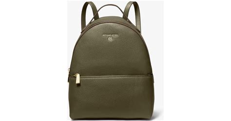 green michael kors purs|Michael Kors olive green backpack.